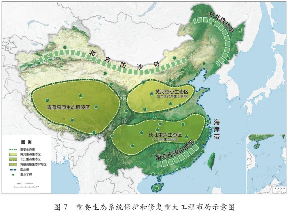 完善生態(tài)安全屏障體系